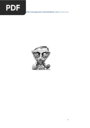 Philosophie contemporaine -  Existentialisme