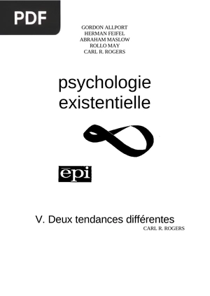 Psychologie Existentielle