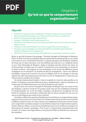 Qu’est-ce que le comportement organisationnel ?