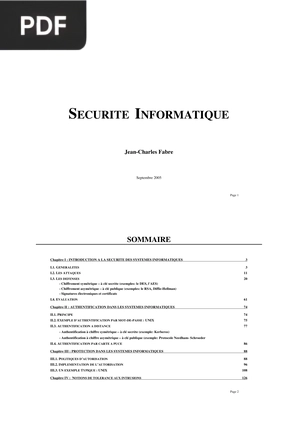 Securite Informatique
