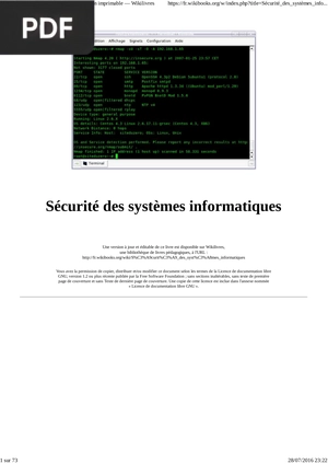 Sécurité des Systèmes Informatiques