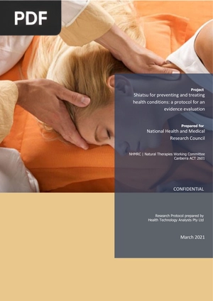 Shiatsu for Preventing and Treating Health Conditions