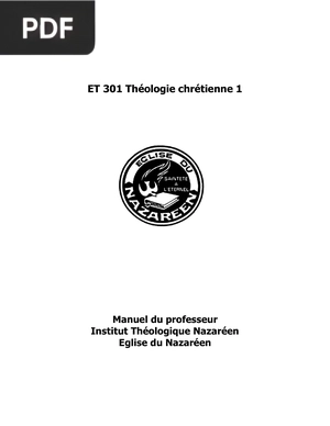 Théologie chrétienne 1