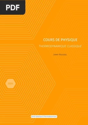 Thermodynamique Classique