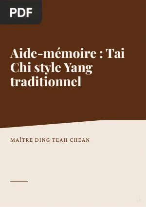 Aide-mémoire : Tai Chi style Yang traditionnel