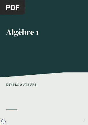 Algèbre 1