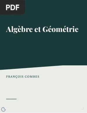 Algèbre et géométrie