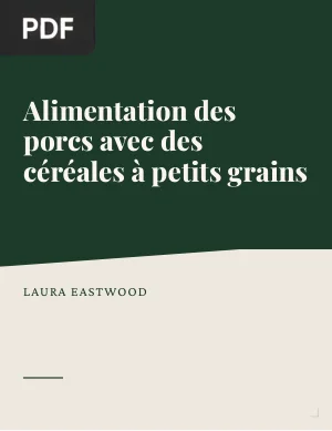 Alimentation des porcs avec des céréales à petits grains