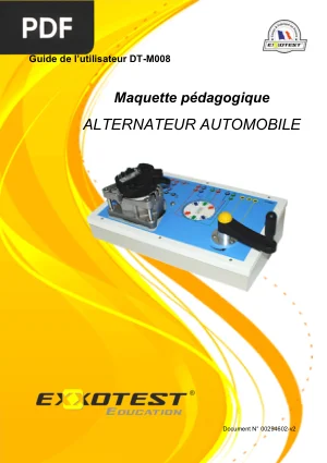 Alternateur Automobile - Maquette Pédagogique