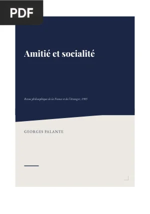 Amitié et socialité