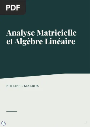 Analyse matricielle et algèbre linéaire appliquée