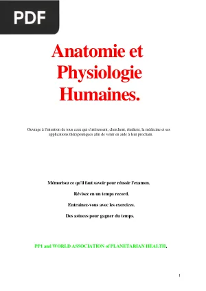 Anatomie et Physiologie Humaines