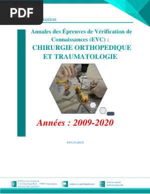 Annales EVC Chirurgie Orthopédique et Traumatologie