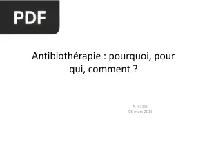 Antibiothérapie
