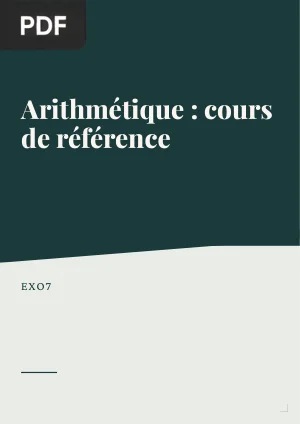 Arithmétique : cours de référence