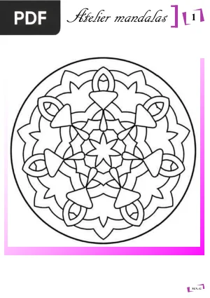 Atelier mandalas 1 à 23