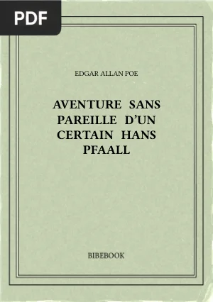 Aventure sans Pareille d'un Certain Hans Pfaall