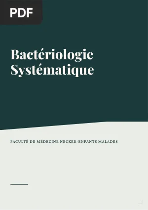 Bactériologie Systématique