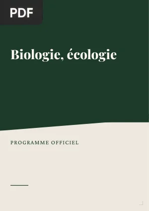 Biologie, écologie