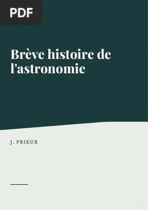Brève histoire de l'astronomie