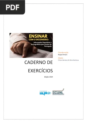 Caderno de Exercícios - Ensinar com o Dicionário