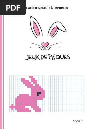 Cahier de jeux de Pâques