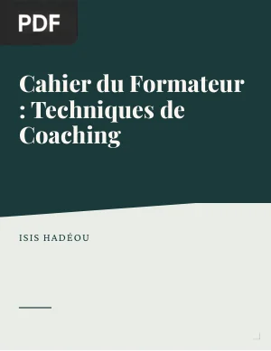 Cahier du Formateur : Techniques de Coaching