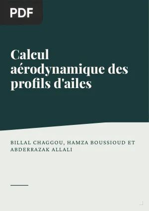 Calcul aérodynamique des profils d'ailes