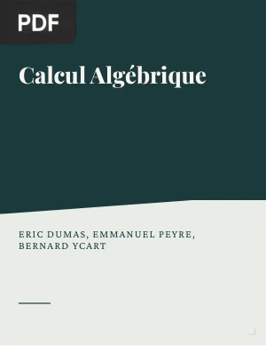 Calcul Algébrique