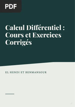 Calcul Différentiel : Cours et Exercices Corrigés