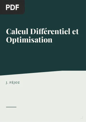 Calcul Différentiel et Optimisation