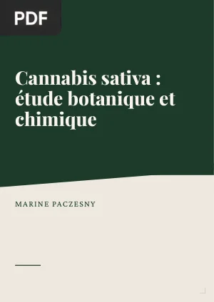 Cannabis sativa L, étude botanique et chimique