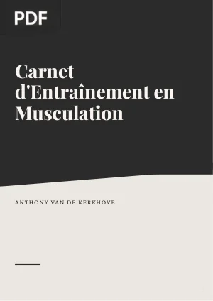 Carnet d'Entraînement en Musculation
