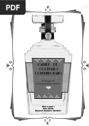 Carnet de Cocktails Contemporains
