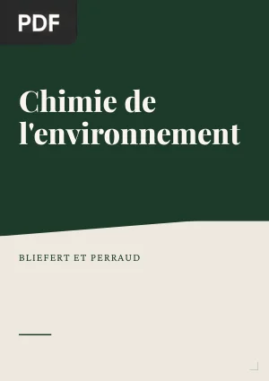 Chimie de l'environnement - Air, eau, sols, déchets