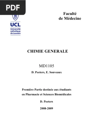 Chimie Générale