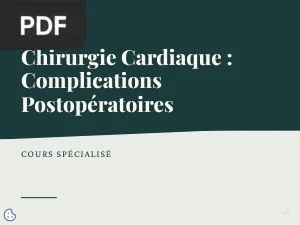 Chirurgie Cardiaque : Complications Postopératoires
