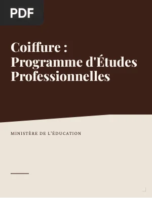 Coiffure : Programme d'Études Professionnelles