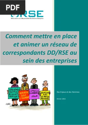 Comment Mettre en Place et Animer un Réseau de Correspondants DD/RSE au Sein des Entreprises