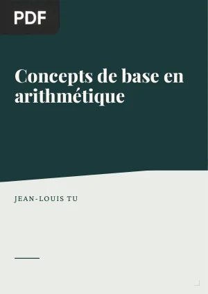 Concepts de base en arithmétique