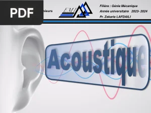 Cours d'Acoustique
