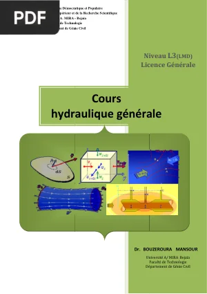 Cours d'Hydraulique Générale
