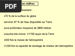 Cours d'océanographie physique