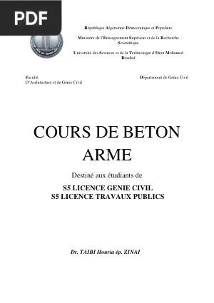 Cours de Béton Armé