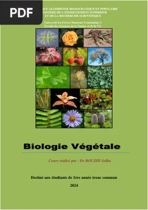 Cours de Biologie Vegetale