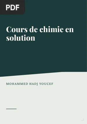 Cours de chimie en solution