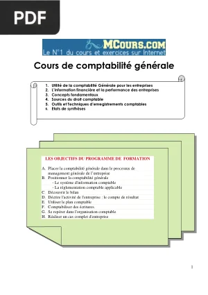Cours de comptabilité générale