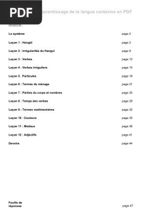 Cours de coréen pour débutants — 12 leçons
