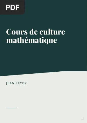 Cours de culture mathématique