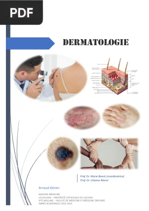 Cours de Dermatologie